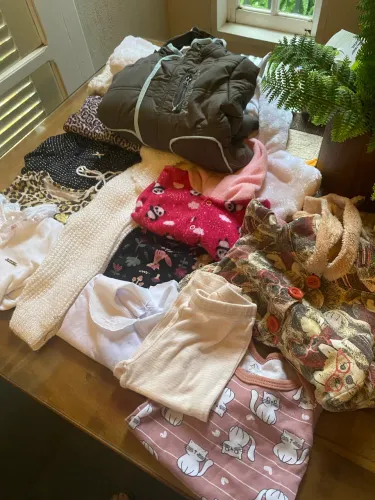 Kit lote de roupas de bebê menina 