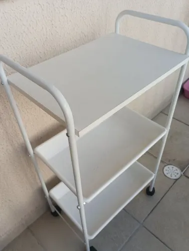 Carrinho Estética Branco 