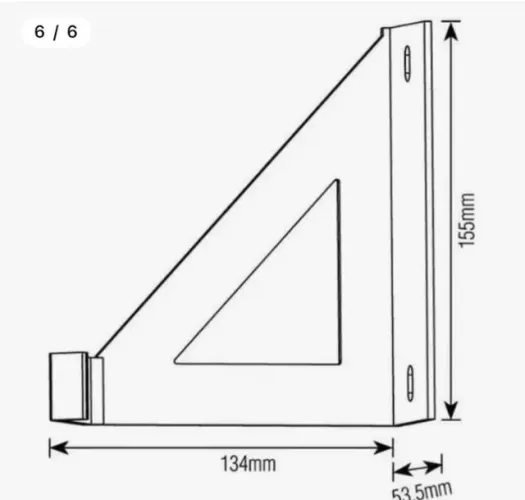 Suporte de Parede para Bicicleta Brasforma SB01