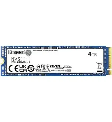 Kingston NV3 4TB M.2 2280 NVMe<br>MB/s | SNV3S/4000G