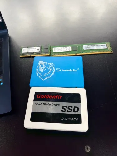 Vendo ssd 1 terá vendo ssd 512 gb vendo memória 8 giga ddr3 notebook