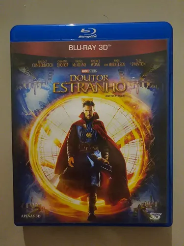 Blu-ray 3D Doutor Estranho Original - Filme Marvel