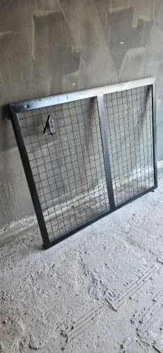 Portão de alumínio preto - pronto pra instalar