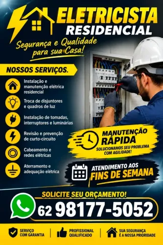 ELETRICISTA  ( PLANTÃO FIM DE SEMANA)