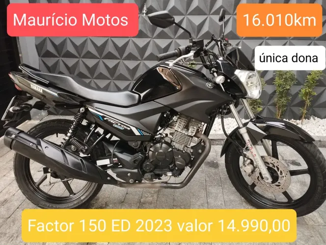 Yamaha factor 150 ED 2023  km baixa única dona 