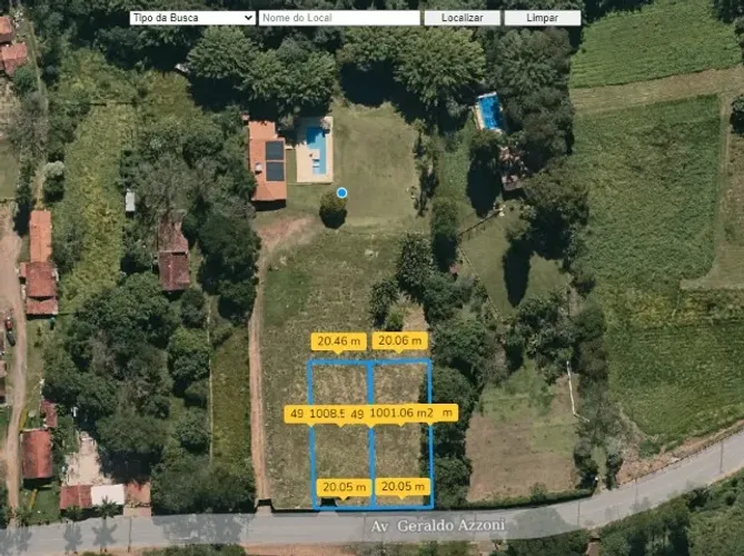 Terreno no bairro Rio Acima - Jundiai - 1000m2