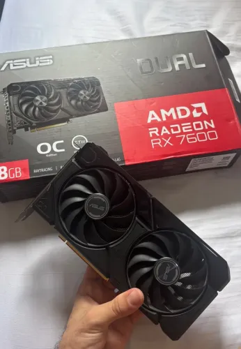 Rx 7600 Azus 8gb 1 ano de garantia