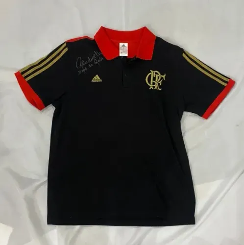 Camisa do Flamengo autografada por Rondinelli