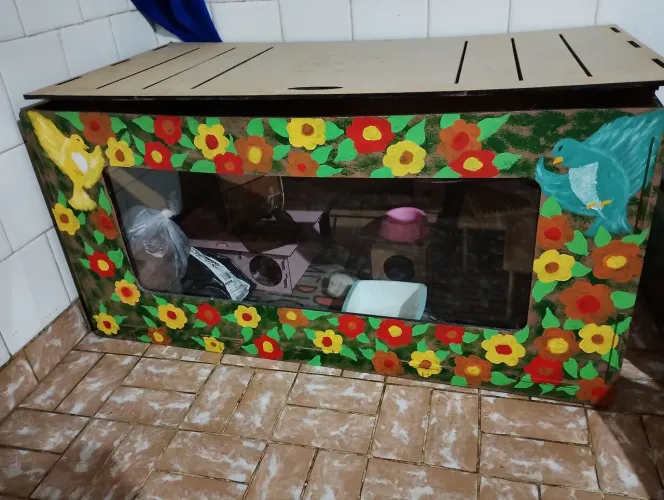 Terrário de hamster