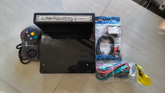 Neo Geo Consolized completa com Aero Fighters 2 original