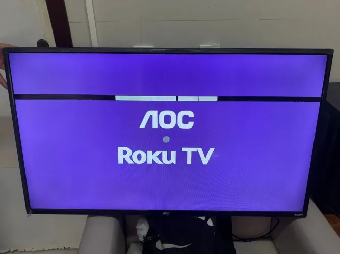 TV aoc quebra gaio 