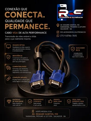Cabo VGA 1,5m
