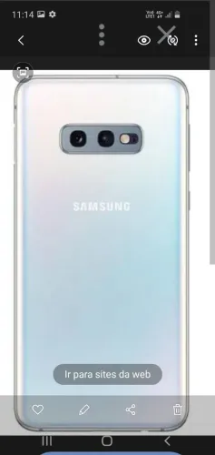 S10e Samsung tampa e botão power ruim