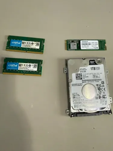 Kit Upgrade Notebook (32GB + NVM2 256GB + HD 1TB)