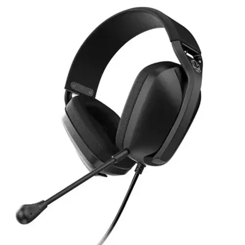 Headset Gamer PCyes Nyra Black Vulcan, P2 3,5mm, Driver 40mm, Microfone Destacável Fone