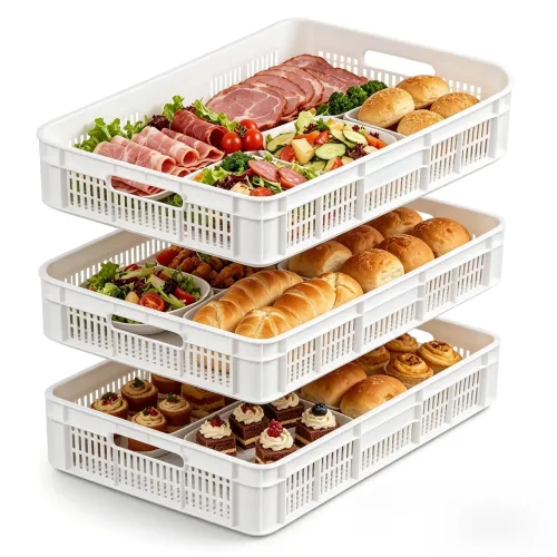 Caixas Plásticas para Restaurantes,Buffet,Estocar Camarões