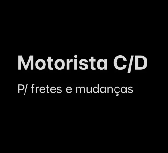 Precisamos de Motorista