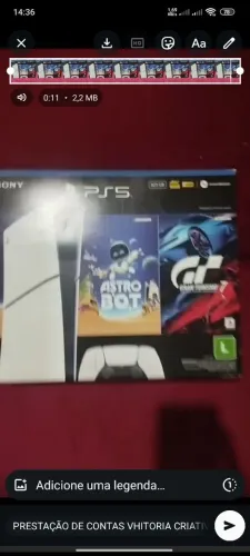 Ps5 novíssimo a venda 