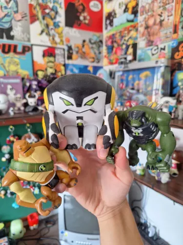 3 bonecos Ben 10 força Supremacia Alienígena Omniverse Originais Bandai