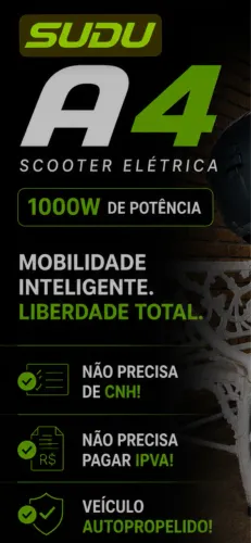 Scooter Elétrica SUDU A4