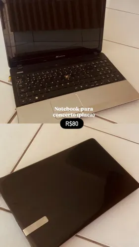 Notebook Gateway para conserto/retirada de peças