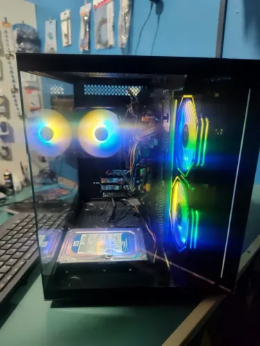 CPU INTEL CORE I5/3 GERAÇÃO/HD 500 GB/FANS/GABINETE AQUARIO