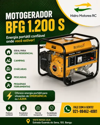 GERADOR BFG 1.200 S