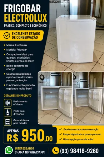 Frigobar Eletrolux em perfeito estado