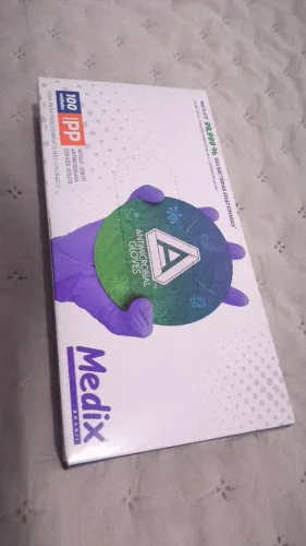 Luvas amg Medix antimicrobiana pp