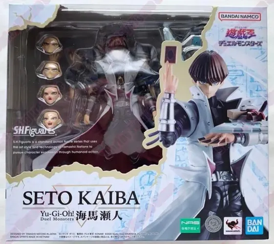 Seto Kaiba Yu-Gi-Oh - S.H.Figuarts Bandai - NOVO