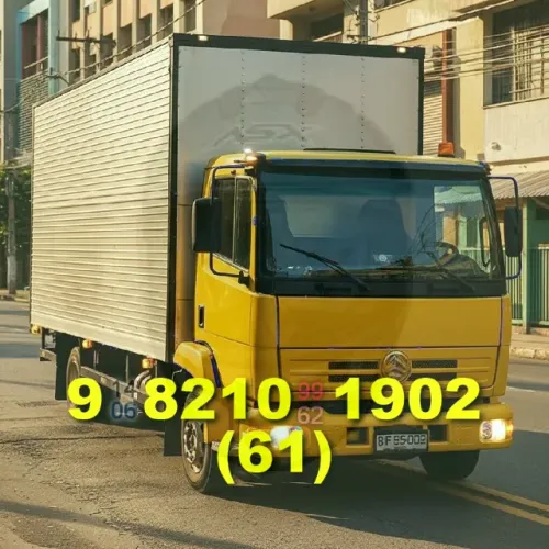 frete em caminhão baú para Recanto das Emas e Taguatinga - preço justo!