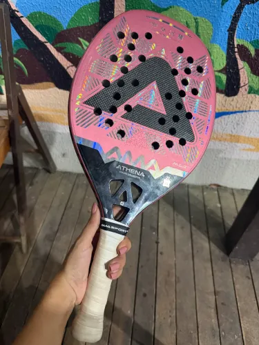 Raquete Ama Athena Pink Colors - Beach Tennis - Edição Limitada