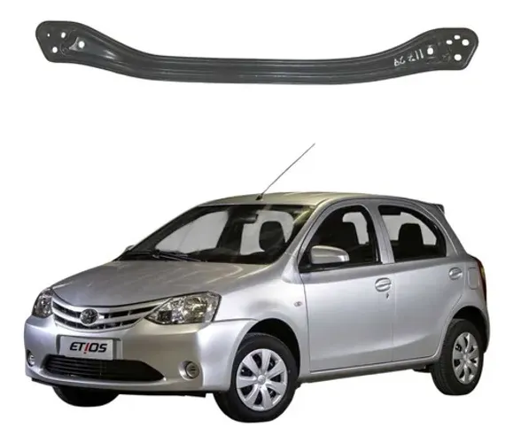 Travessa Inferior Radiador Toyoto Etios 2012 A 2020 Preto