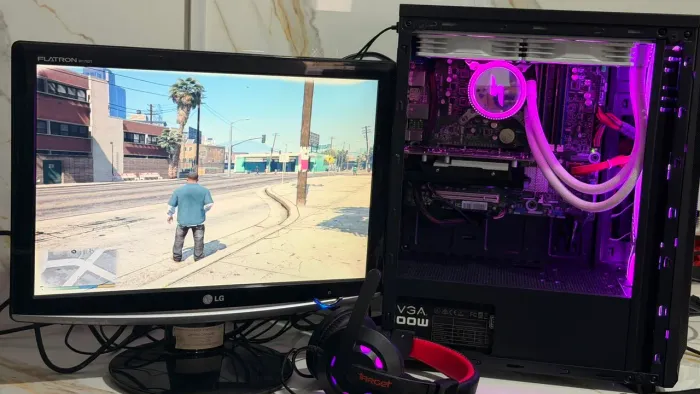 Pc Core i7 Wc 32GB SSD R7 Monitor Teclado Mouse Head Set Baratooo