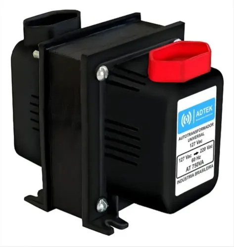 Transformador 750VA Bivolt 110/127V e 220V - Autotransformador - Conversor - Novo na Caixa
