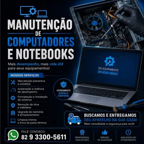 Manutenção de computadores e notebooks
