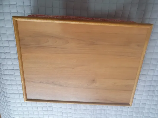 Suporte notebook/mesa portátil de madeira para café da manhã