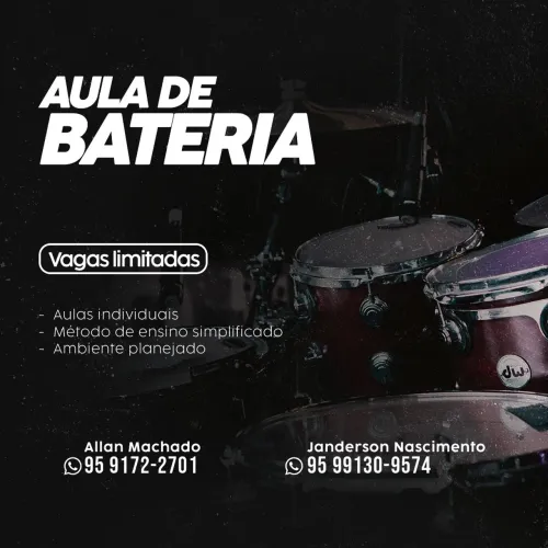 Aula de bateria 
