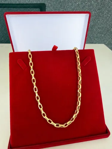 CORRENTE OURO 18k 22G 63 cm NOVA