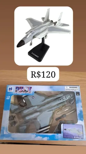 Vende-se Avião F-15 Eagle 1:72 - Novo Lacrado