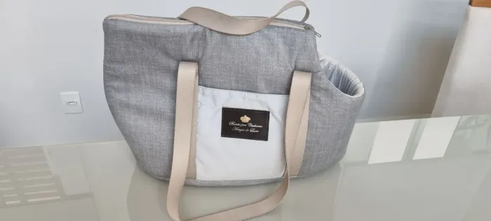 Bolsa para transporte de Pet porte pequeno - marca: Bonito pra cachorro.