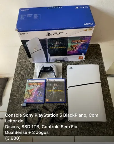 Console Sony PlayStation 5 BlackPiano