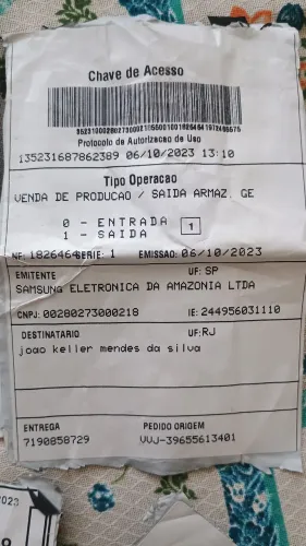 Celular Samsung na caixa 3 meses de uso