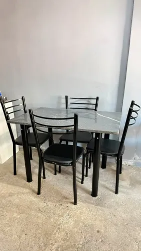Mesa de 4 Cadeiras com Tampo de Granito NOVA DIRETO DE FÁBRICA