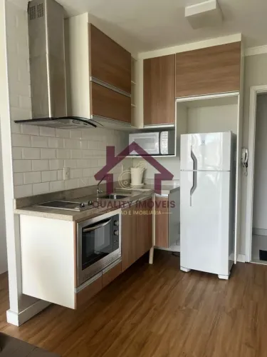 Studio Venda/Locação/ Porteira Fechada 35 m² 1 Vaga Mobiliado...