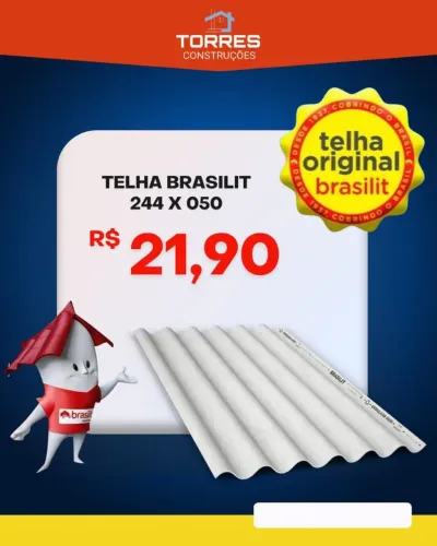 TELHAS MARCA BRASILIT