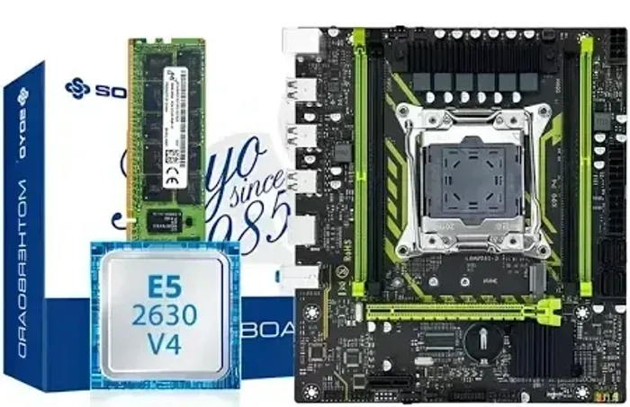 KIT XEON PLACA MÃE X99 + XEON 2630 V4 + 8 GB DDR4 (1x8GB)