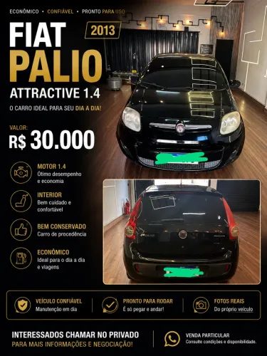 Fiat Palio Attra./italia 1.4 EVO F.flex 8V 5P 2013