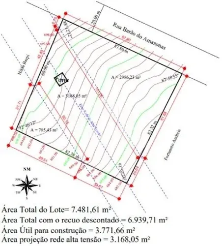 Terreno com 7.481,61m² no Bairro Diamantino em Caxias do Sul