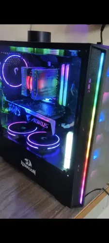 Gabinete Gamer Redragon Grapple RGB + 8 Fans 120mm